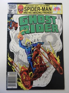Ghost Rider #63 (1981) VG+ Condition