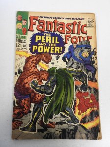 Fantastic Four #60 (1967) GD+ Condition moisture stains