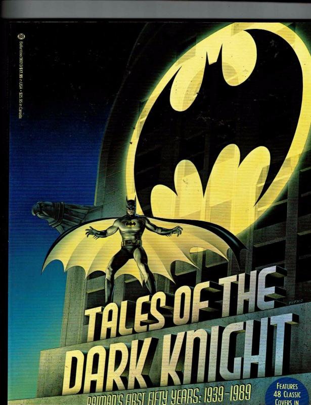 Tales Of The Dark Knight Batman's First 50 Years Softcover Book Comic DC J146