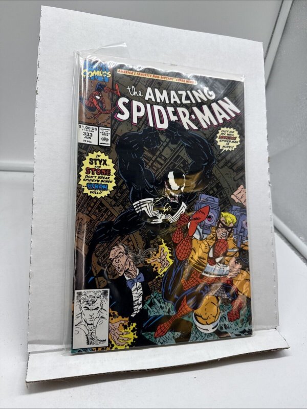 Amazing Spider-Man # 333 | VF | VENOM ! Larsen! Marvel 1990