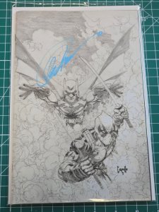 DEADPOOL BATMAN #1 MARVEL 1:200 VIRGIN VARIANT GREG CAPULLO SIGNED NYCC W/COA NM
