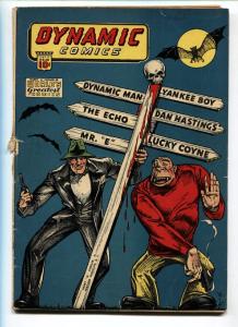 Dynamic Comics #10 1944-Bleeding Skull horror cover-SCARCE!