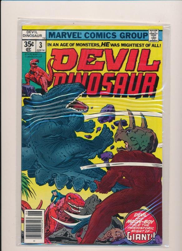 Marvel DEVIL DINOSAUR #1-9 Full Set  (1978) ~ ALL VF+ (PF176) 9 comics Moon-Boy