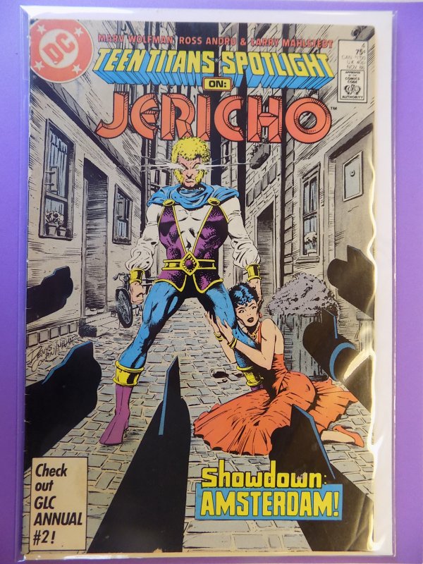 TEEN TITANS SPOTLIGHT # 4 DC JERICHO ACTION ADVENTURE