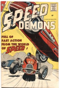 SPEED DEMONS #10-1958-SPRINT CAR COVER-MEXICO ROAD RACE-CHARLTON---RARE