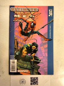 Ultimate X-Men #34 NM Marvel Comic Book Dr. Doom Rogue Thor 6 HH17