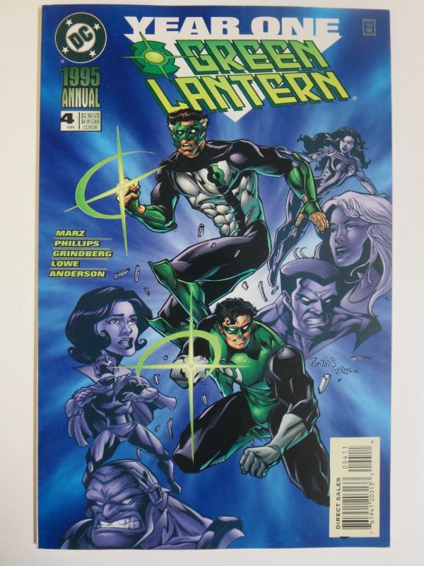 Green Lantern Annual #4 (DC 1995) Year One Early Work! Signed by Dexter Vines