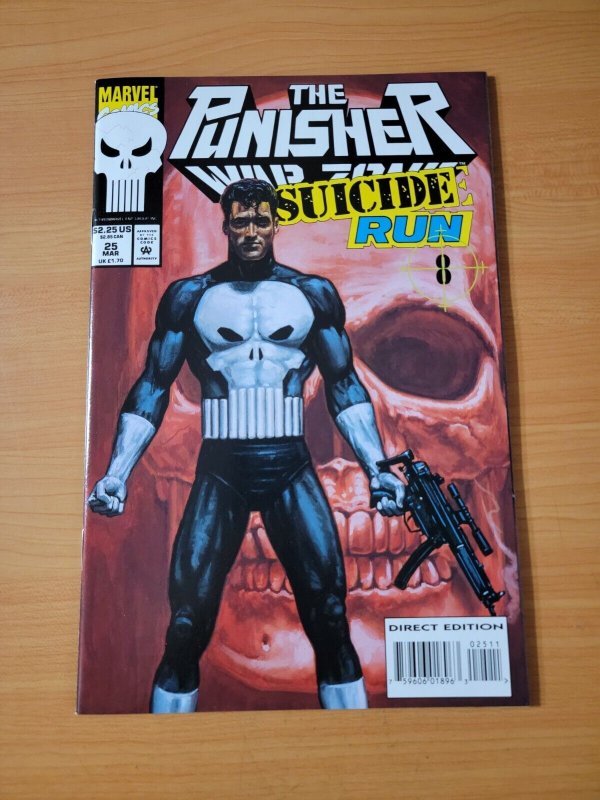 Punisher War Zone #25 Direct Market Edition ~ NEAR MINT NM ~ 1994 Marvel Comics 