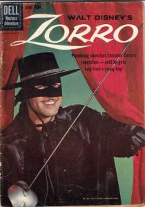 Zorro, Walt Disney Presents #9 (May-60) VG/FN Mid-Grade Zorro