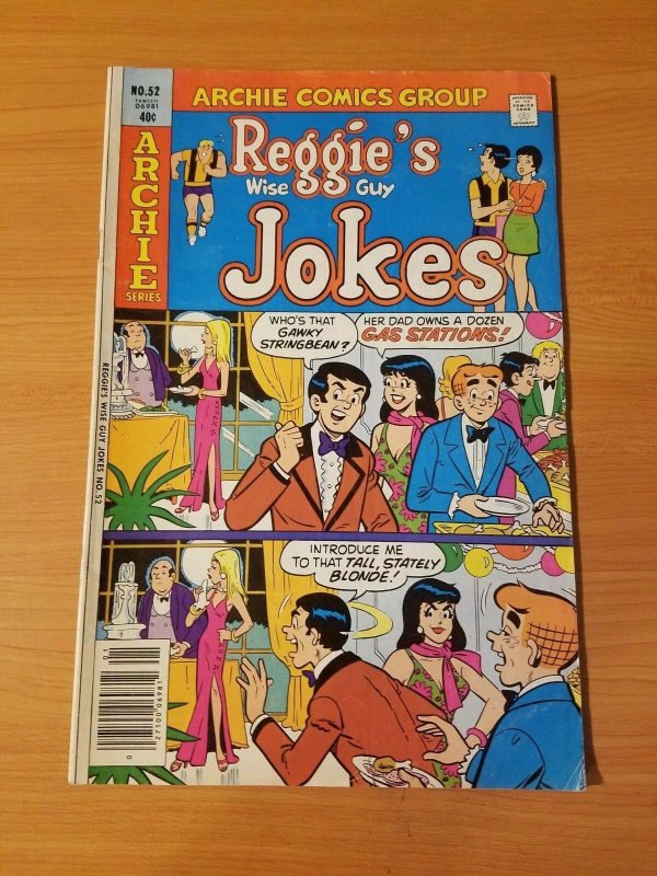 Reggie's Wise Guy Jokes #52 ~ FINE - VERY FINE VF ~ (1980, Archie Comics)