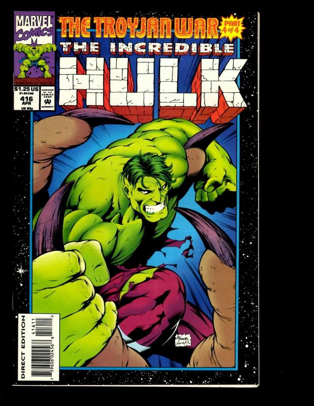 12 Incredible Hulk Comics # 406 407 408 409 410 411 412 413 414 415 416 417 GK19