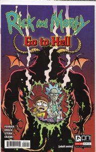 Rick and Morty Go To Hell #2 Cover B (2020) Rick and Morty
