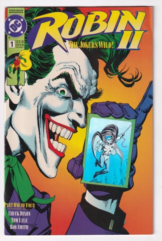 Robin II #1 C 1991 DC Tim Drake Chuck Dixon Tom Lyle Bob Smith Joker's Wild