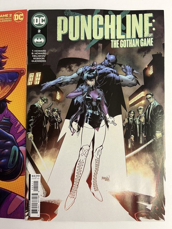 PUNCHLINE GOTHAM GAME #2  1:25 DAN HIPP + CVR A DC COMICS NM IN-HAND PROSHIPPER