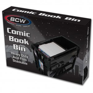 Short Comic Book Bin - Black