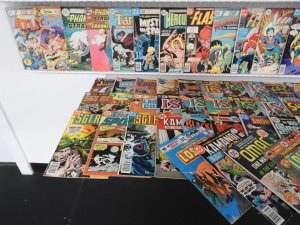 Huge Lot 180+ Comics W/ Flash, War, Batman, Superman+ Avg VG- Condition!!