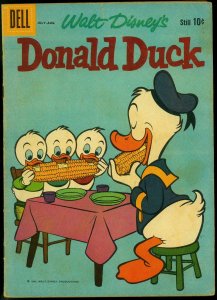 Donald Duck #72 1960- Walt Disney- Dell Comics VG