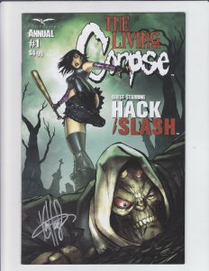 The Living Corpse Annual #1 (VF-)  Tim Seeley B cover 2009 sig K Haser