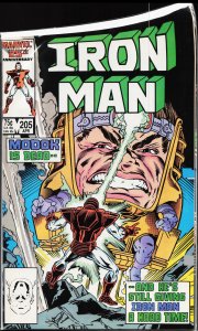 Iron Man #205 (1986) Iron Man