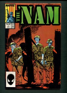 The Nam #5  /  9.0 VFN/NM  / Michael Golden Cover /  April 1987