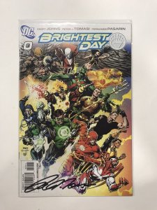 Brightest Day 0 Near Mint NM Signed Peter Tomasi DC
