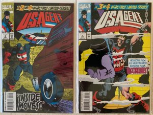 U.S. AGENT 1-4 (1993) + 1-3 (2001) | 2 COMPLETE MINI-SERIES | 7 TOTAL | VF/NM