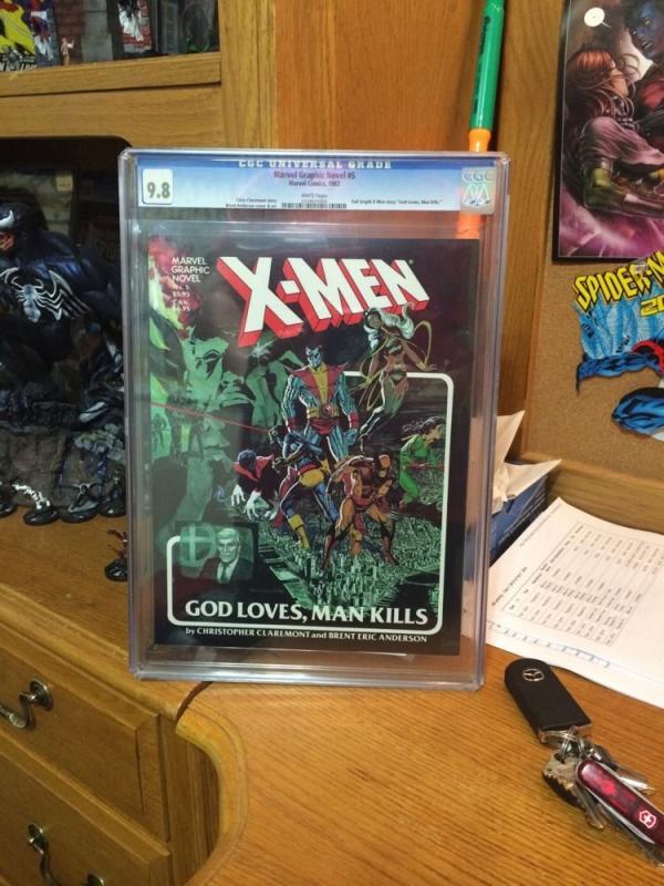 God Loves Man Kills Marvel Graphic Novel 5 X-men First 1St Printing Cgc 9.8 WP