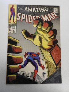 The Amazing Spider-Man #67 (1968) FN- Condition moisture stain