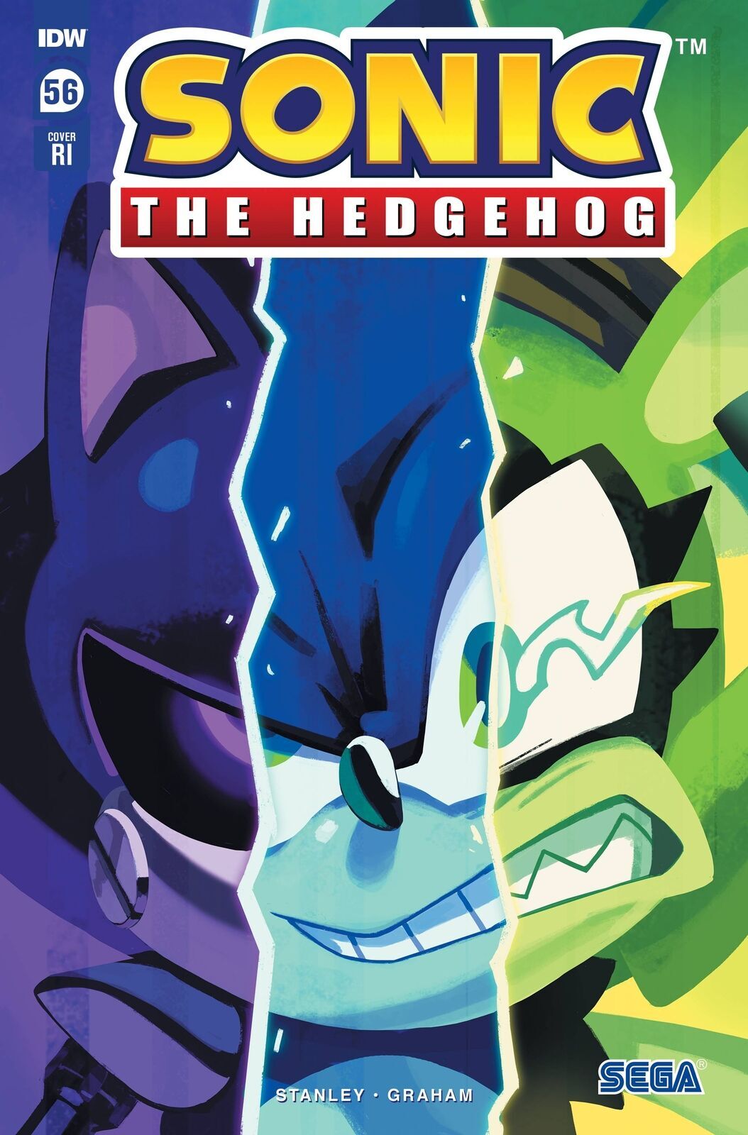 Cover RI of IDW Sonic #12 by Nathalie Fourdraine! : r/SonicTheHedgehog