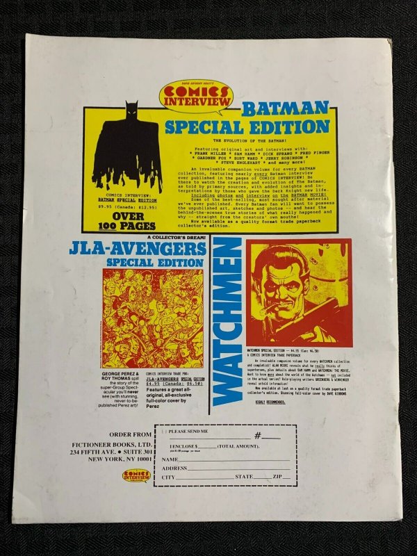 1990 COMICS REVUE Magazine #55 VG/FN 5.0 Batman / Spider-Man / The Phantom