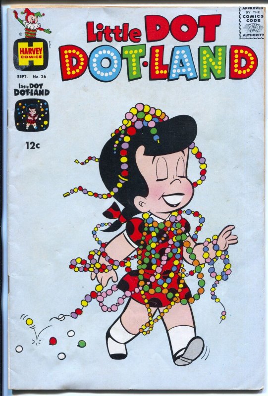 Little Dot Dotland #26 1966-Harvey-humor-skunk cover-FN/VF