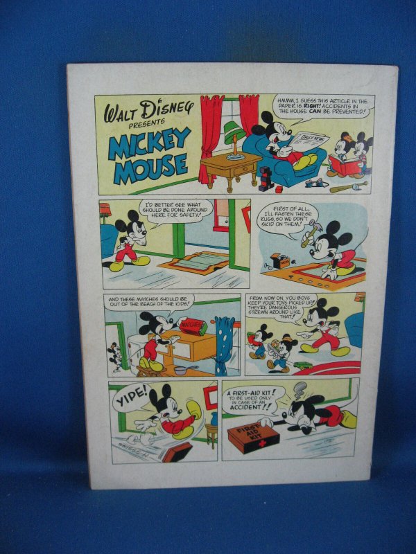 FOUR COLOR 231 MICKEY MOUSE F- RAJAHS TREASURE DELL 1949