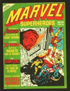 Marvel Superheroes #359 1980-Color covers-B & W interior-Avengers-Champions-J...