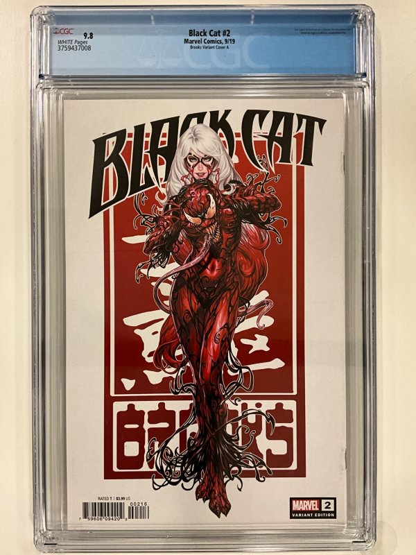 Black Cat #2 Brooks Cover B (2019) CGC 9.8