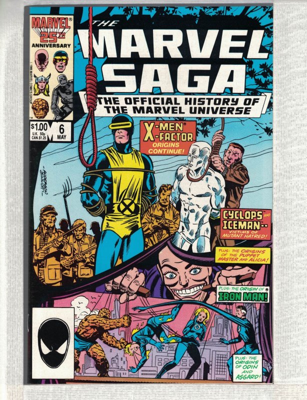 The Marvel Saga: The Official History of the Marvel Universe #6 (1986)