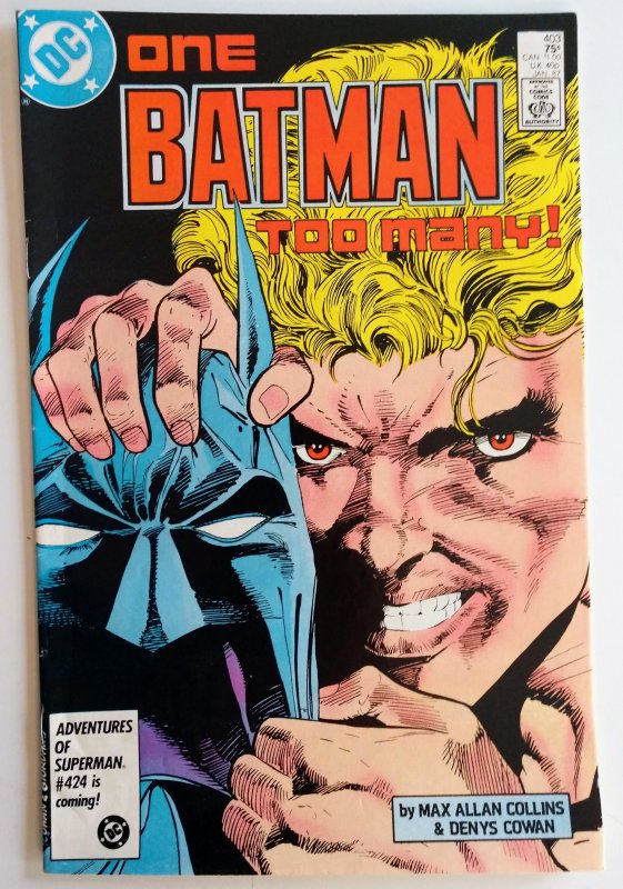 Batman #403 (FN/VF, 1987)