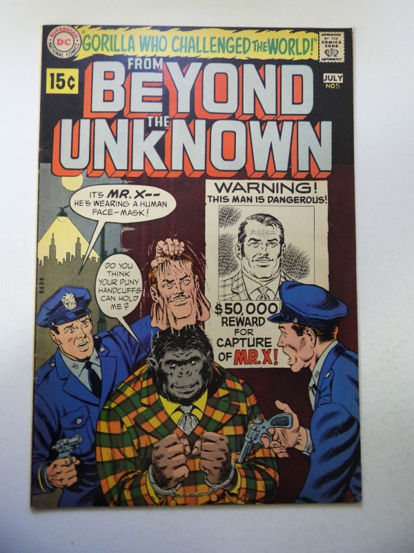 From Beyond the Unknown #5 (1970) FN+ Condition