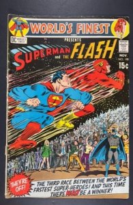 World's Finest Comics #198 (1970) SUPERMAN VS FLASH RACE PT 1