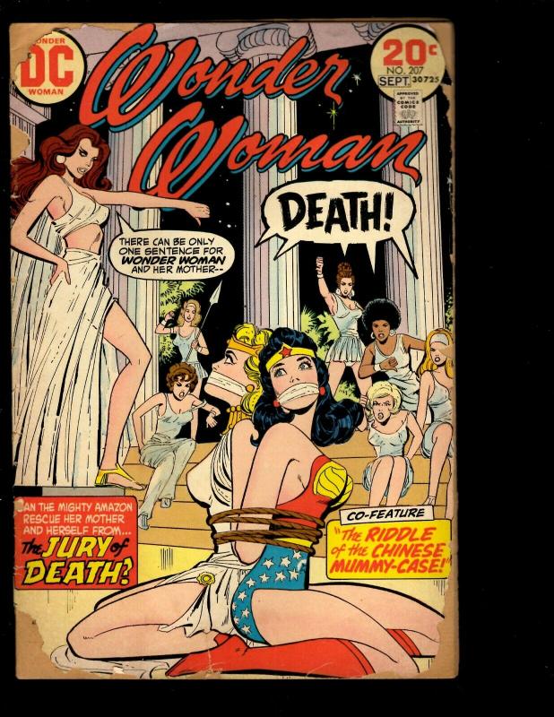 Wonder Woman # 207 VG- DC Comic Book Justice League Batman Superman Flash NE3