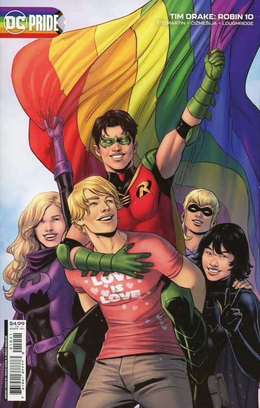 Tim Drake Robin #10 Cover C Moore DC Pride Card Stock DC Comics 2023 EB126