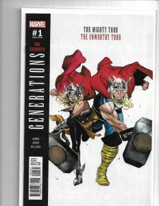 THE THUNDER GENERATIONS #1A , 1B  MARVEL COMICS  NM  nw84