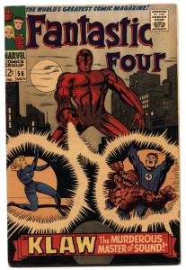 FANTASTIC FOUR #56 1966-MARVEL COMICS-JACK KIRBY-FN/VF