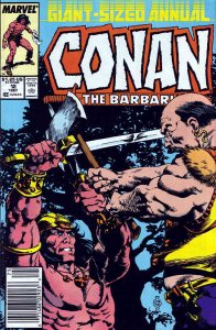 Conan the Barbarian Annual #12 (Newsstand) FN ; Marvel