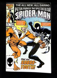 Spectacular Spider-Man #116 Sabretooth Appearance!