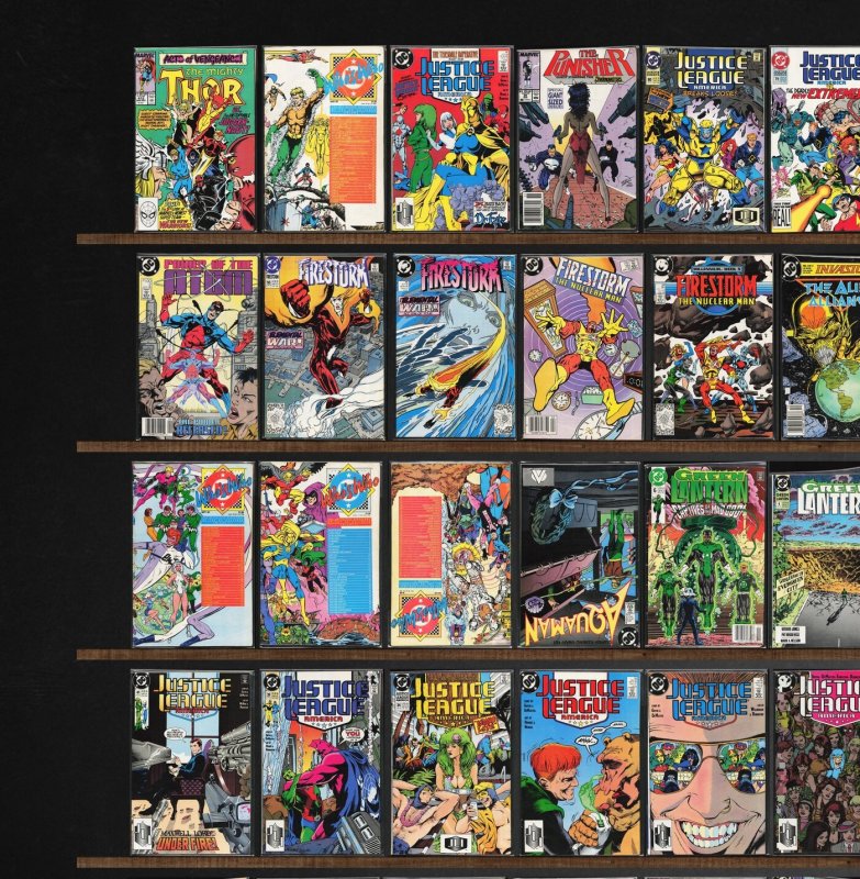 Huge Lot 150+ Comics with Justice League America, The Avengers & More!