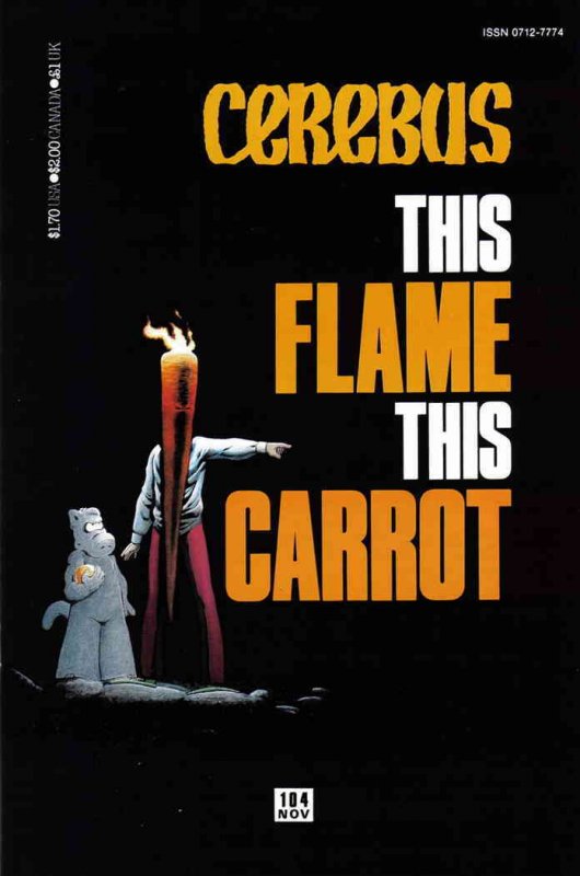 Cerebus the Aardvark #104 VF ; Aardvark-Vanaheim | Flaming Carrot