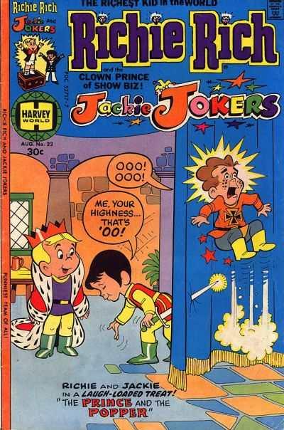 Richie Rich and Jackie Jokers #22, Fine- (Stock photo)