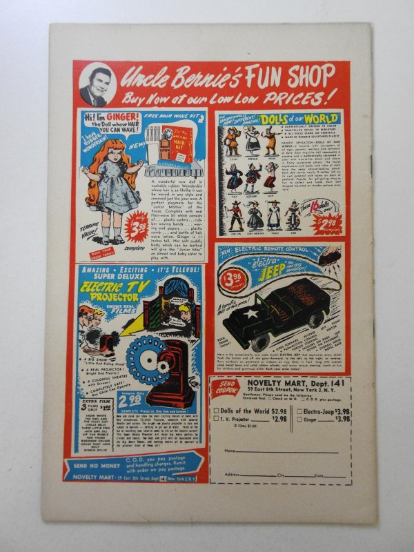 Sparkle Comics #30 Nancy and Sluggo! Sharp Good+ Tear Through book bottom 1/2