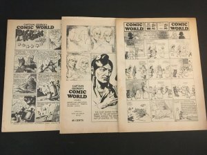 COMIC WORLD #2, CAPTAIN GEORGE'S COMIC WORLD #5, 6, 8, 17, 18 G+/VG- Condition