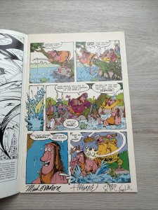 Groo The Wanderer #5 Pacific Comics Signed 3x No Coa